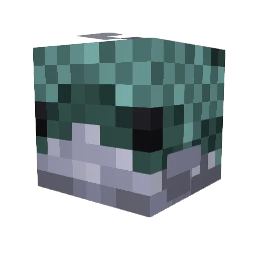 wiLL0042 Minecraft avatar head, 3D render