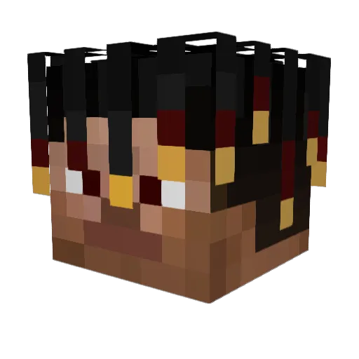 wiadro420 Minecraft avatar head, 3D render