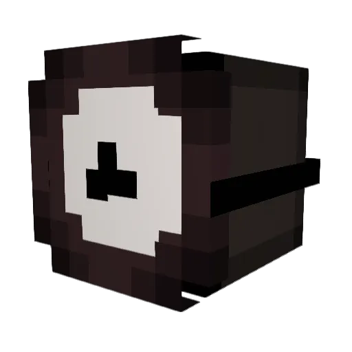 wickedbass90 Minecraft avatar head, 3D render