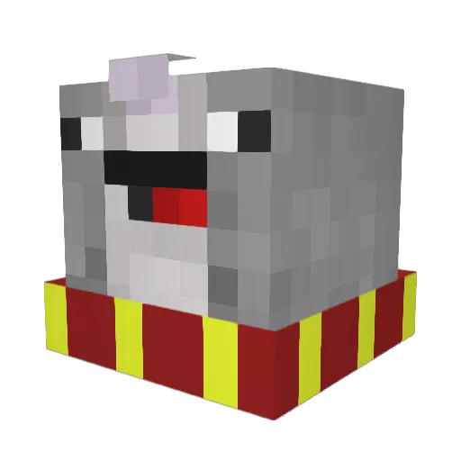 wictor2015 Minecraft avatar head, 3D render