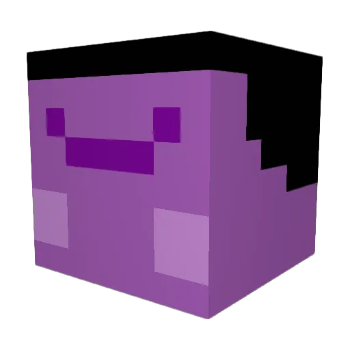 wide_guy Minecraft avatar head, 3D render