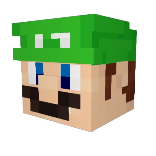 widesuperkid2 Minecraft avatar head, 3D render