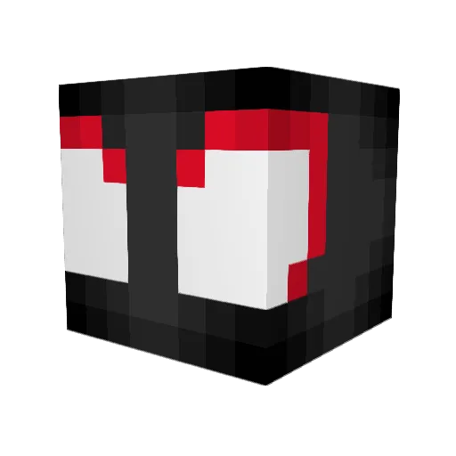 widinio Minecraft avatar head, 3D render