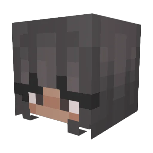 widsy78 Minecraft avatar head, 3D render