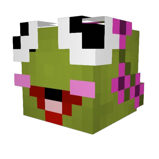 wiebkebrtt Minecraft avatar head, 3D render