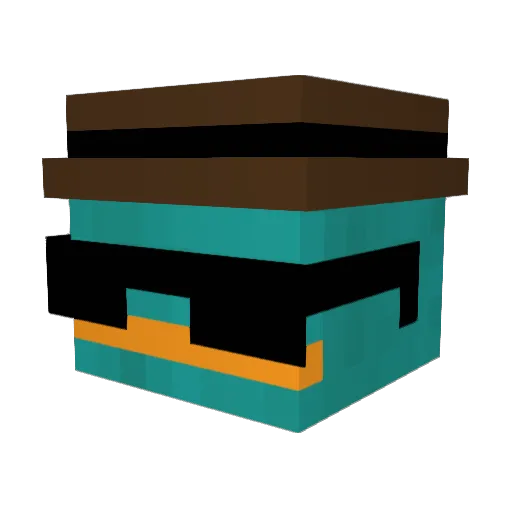 wiedzma31 Minecraft avatar head, 3D render