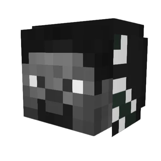 wielblad82 Minecraft avatar head, 3D render