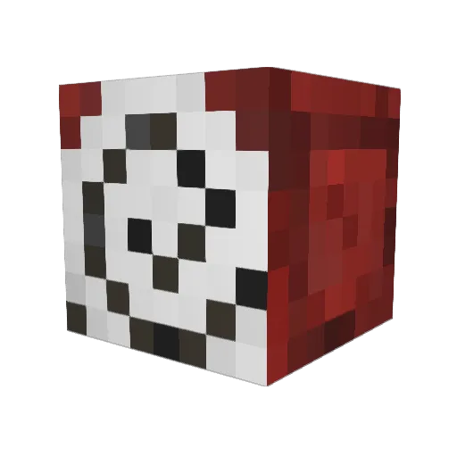 wielenga Minecraft avatar head, 3D render