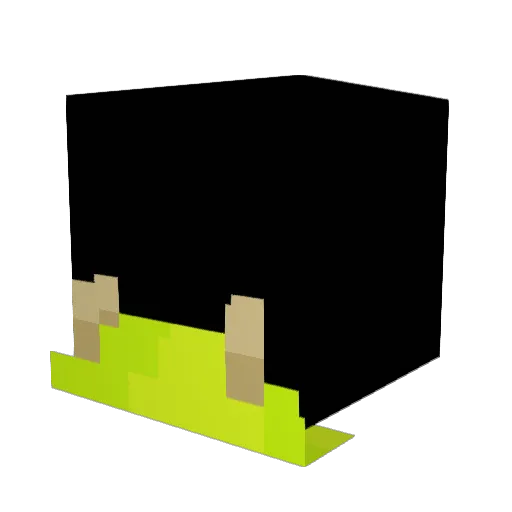 wiemnie Minecraft avatar head, 3D render