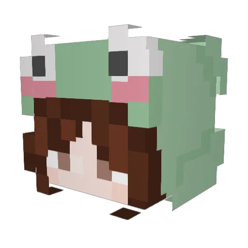 wierd0_999 Minecraft avatar head, 3D render