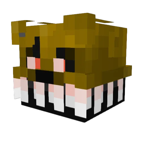 wierdbro97 Minecraft avatar head, 3D render