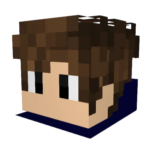wiewior01 Minecraft avatar head, 3D render