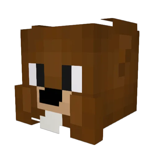 wiewiurka730 Minecraft avatar head, 3D render
