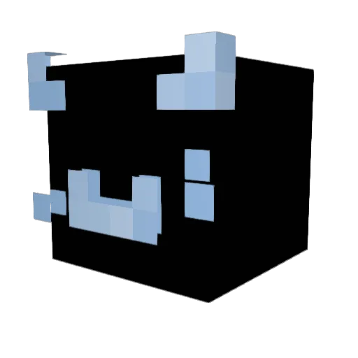 wif0 Minecraft avatar head, 3D render