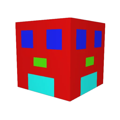 wif11 Minecraft avatar head, 3D render
