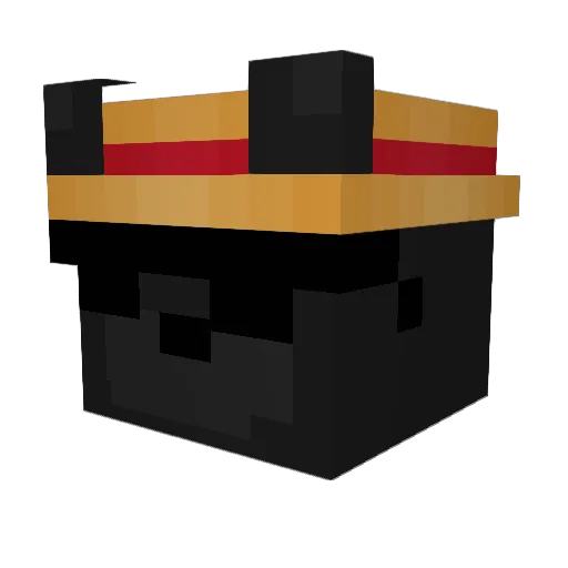 wifai Minecraft avatar head, 3D render