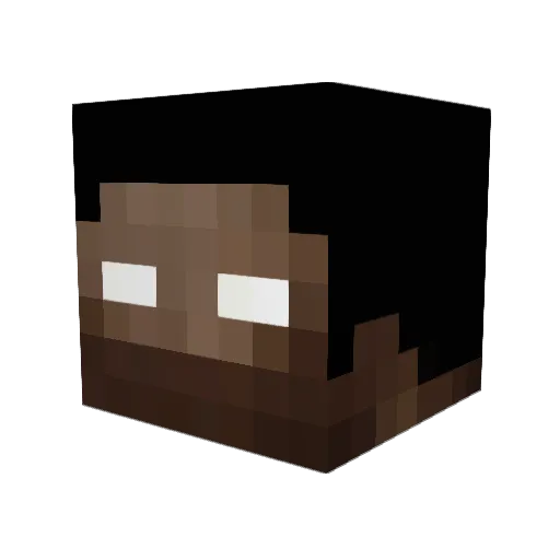 wigmul_chebun Minecraft avatar head, 3D render
