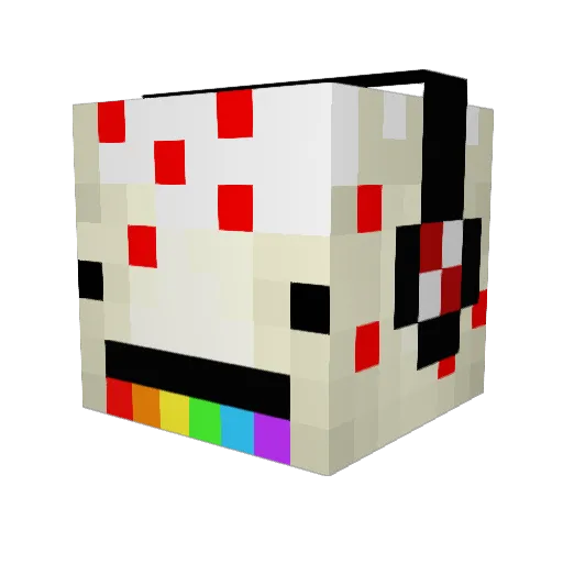 wih123 Minecraft avatar head, 3D render