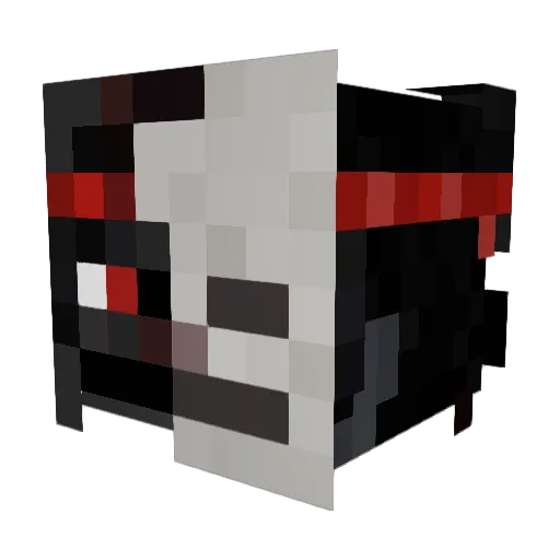 wiibee01 Minecraft avatar head, 3D render