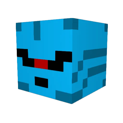 wiidgoat Minecraft avatar head, 3D render
