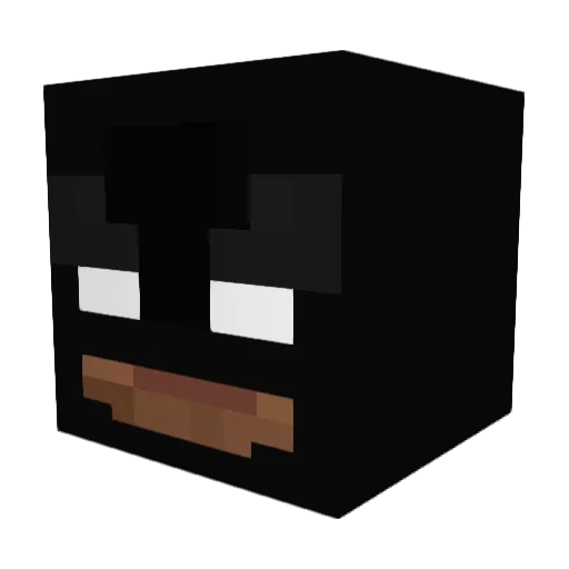 wikawikawaaa Minecraft avatar head, 3D render