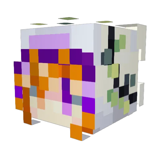 wiktor1490 Minecraft avatar head, 3D render