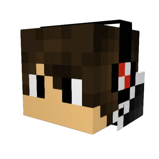 wiktorjablonski Minecraft avatar head, 3D render