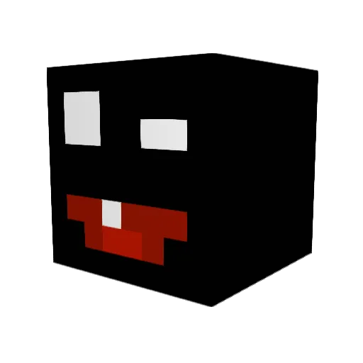 wiktorwi Minecraft avatar head, 3D render