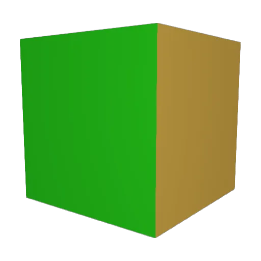 wikusb Minecraft avatar head, 3D render