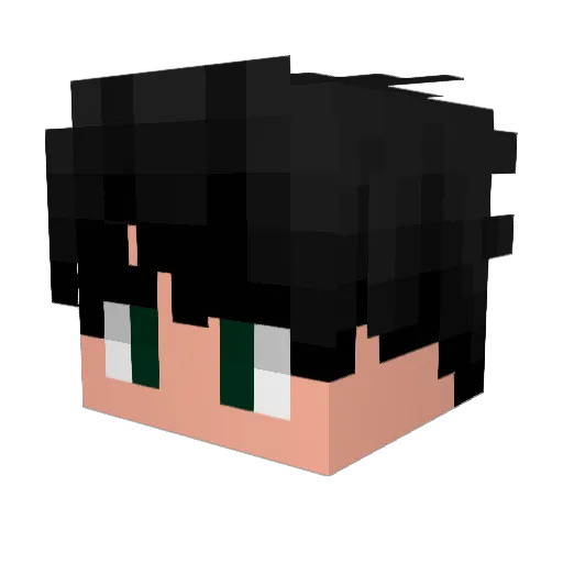 wilamis Minecraft avatar head, 3D render