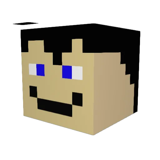 wilberdilber123 Minecraft avatar head, 3D render