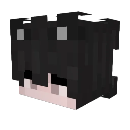 wilburmustdie Minecraft avatar head, 3D render