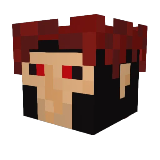 wild8493 Minecraft avatar head, 3D render
