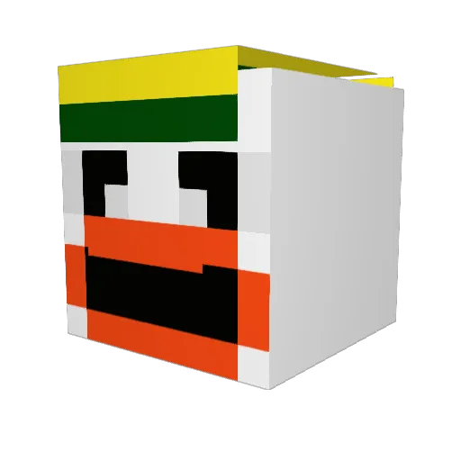 wildcatnash Minecraft avatar head, 3D render