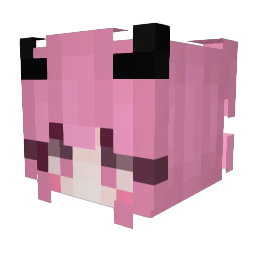 wildesmarian Minecraft avatar head, 3D render