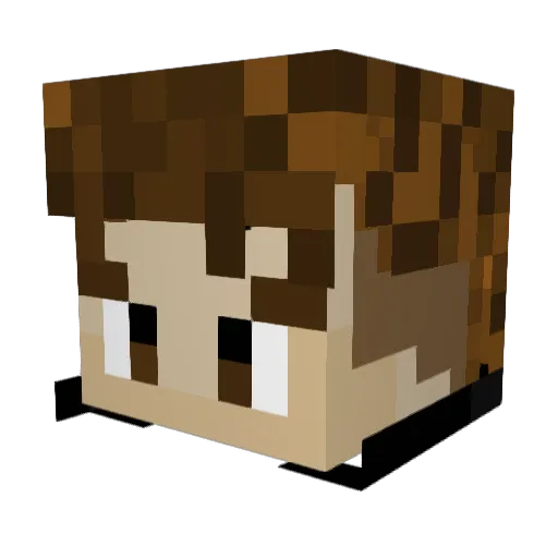 wildesprit8 Minecraft avatar head, 3D render