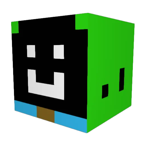 wildgeorgeski Minecraft avatar head, 3D render