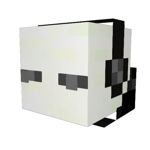 wildheissi Minecraft avatar head, 3D render