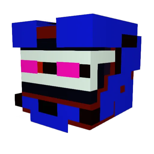 wildmansuperbob Minecraft avatar head, 3D render