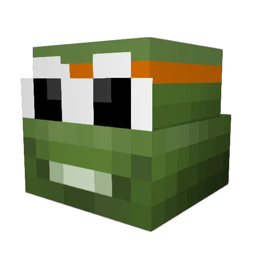 wildpiggy Minecraft avatar head, 3D render