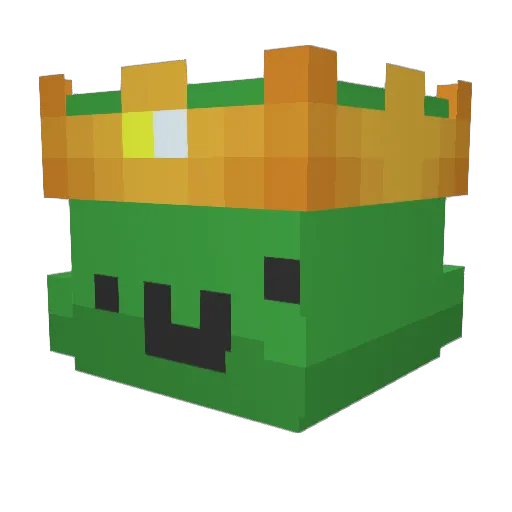 wilfredtheturtle Minecraft avatar head, 3D render