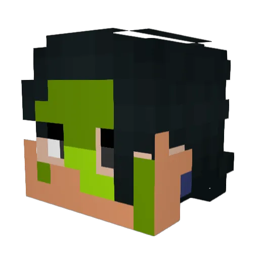 wiliamaffton Minecraft avatar head, 3D render