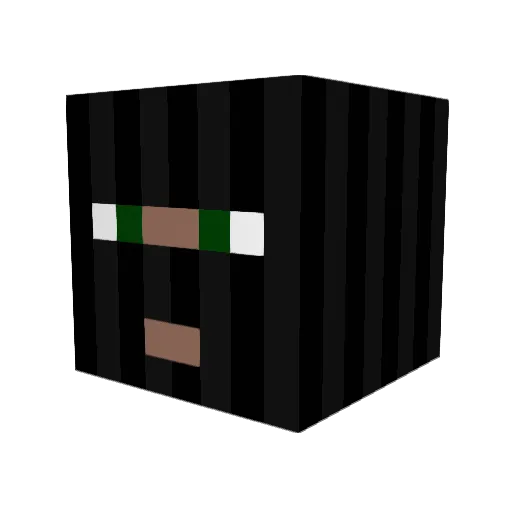 wilimprex Minecraft avatar head, 3D render