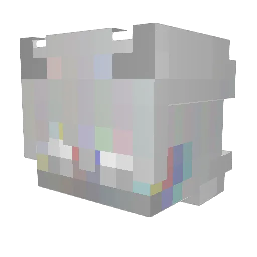 wilkolak1122 Minecraft avatar head, 3D render