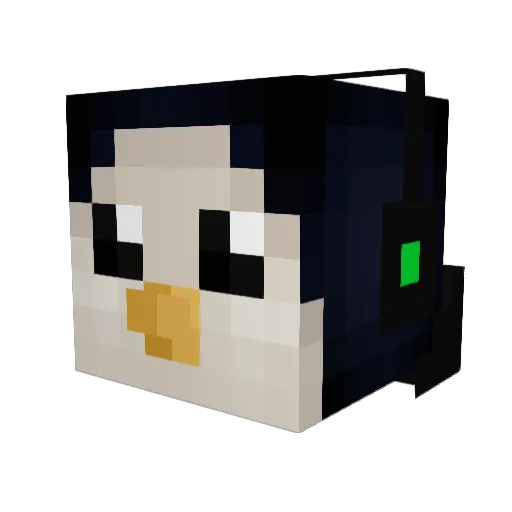 will0815 Minecraft avatar head, 3D render