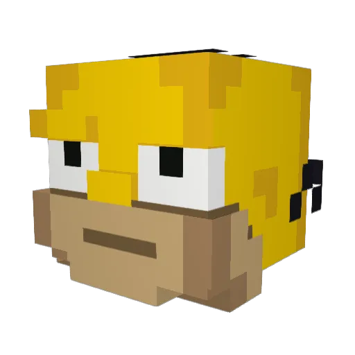will1824 Minecraft avatar head, 3D render