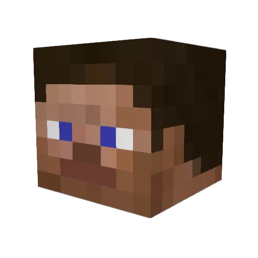 will2626 Minecraft avatar head, 3D render
