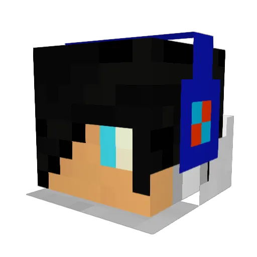 will8998 Minecraft avatar head, 3D render