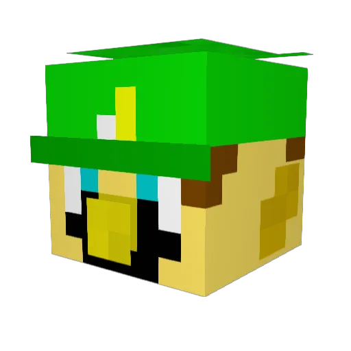 will_barrio Minecraft avatar head, 3D render