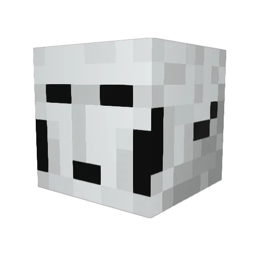will_jw Minecraft avatar head, 3D render
